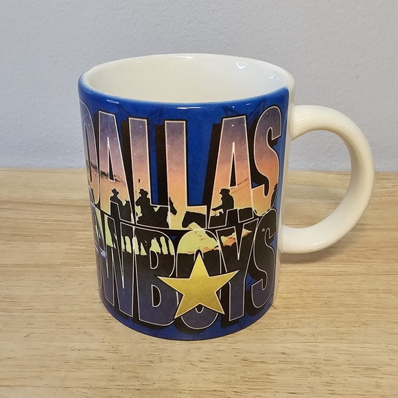 Vintage 1995 NFL Dallas Cowboys Ceramic Coffee Mug - Picture 2 of 10